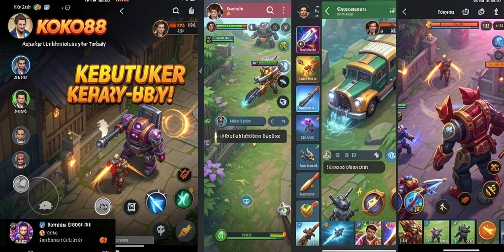 Tampilan antarmuka KOKO88 yang modern dan user-friendly.