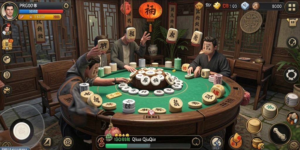 Screenshot permainan QiuQiu yang seru dan menarik.