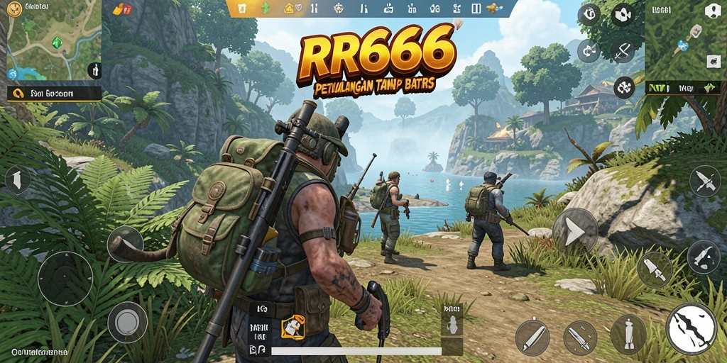 Tampilan gameplay RR666 di dunia terbuka yang luas dan interaktif.