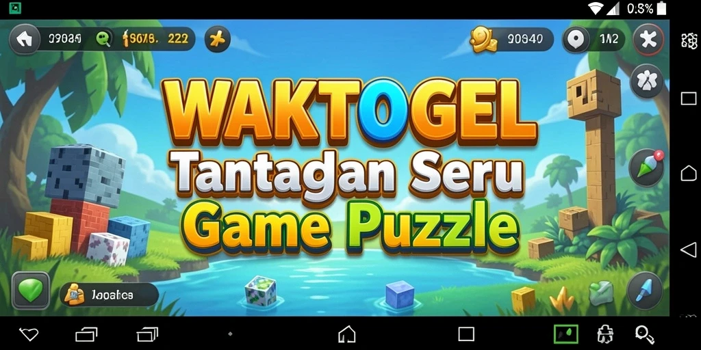 Gameplay menarik WAKTOGEL dengan berbagai teka-teki.