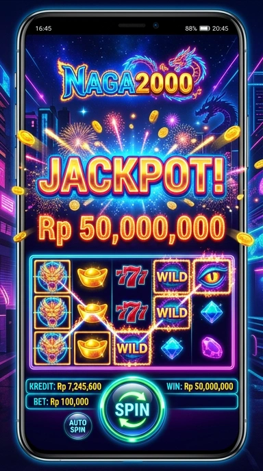 Tampilan aplikasi utama di naga2000.